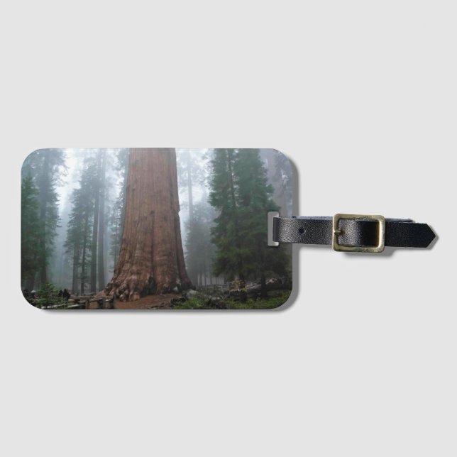 Etiqueta De Bagagem General Sherman Tree, Sequoia, CA (Frente Horizontal)