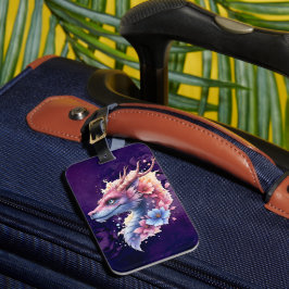 Etiqueta De Bagagem Gentle Guardian Dragon. 