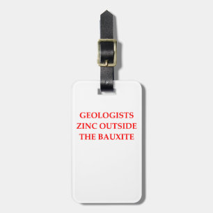 Etiqueta De Bagagem geologia