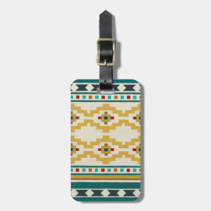 Etiqueta De Bagagem Geometria Sudoeste III