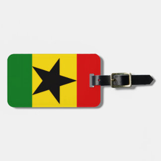 Etiqueta De Bagagem Ghana Flag