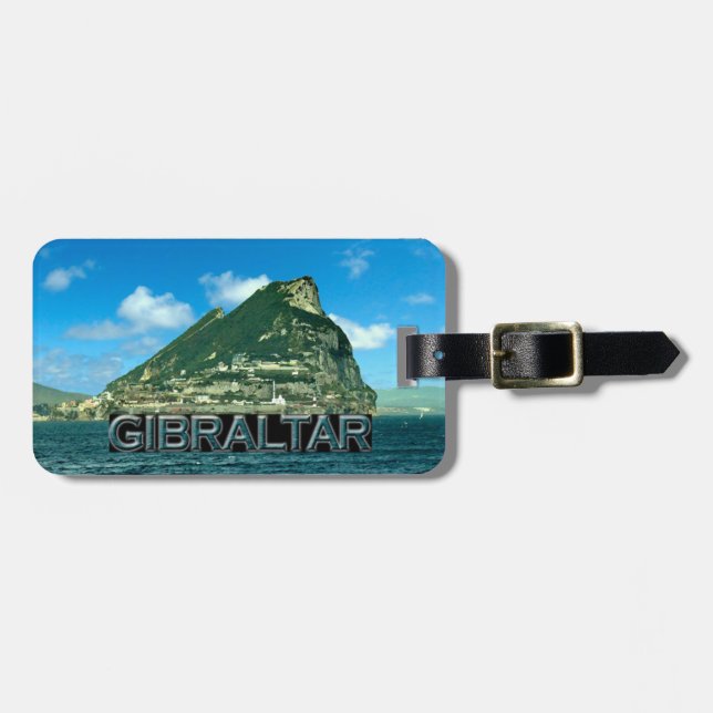 Etiqueta De Bagagem Gibraltar (Frente Horizontal)