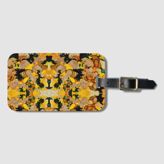 Etiqueta De Bagagem Gilded (Frente Horizontal)