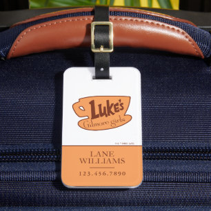 Etiqueta De Bagagem Gilmore Girls Logotipo do restaurante Luke