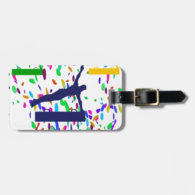 ETIQUETA DE BAGAGEM GINÁSTICA (Frente Horizontal)