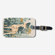 Girafa floral bonita