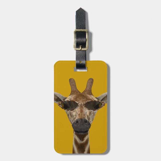Etiqueta De Bagagem Giraffe Incognito (Frente Vertical)