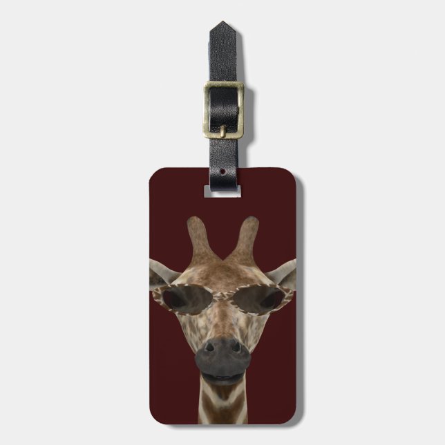 Etiqueta De Bagagem Giraffe Incognito (Frente Vertical)