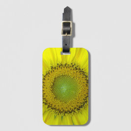 Etiqueta De Bagagem Girassol Amarelo