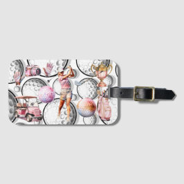 Etiqueta De Bagagem Girls Go Golfing