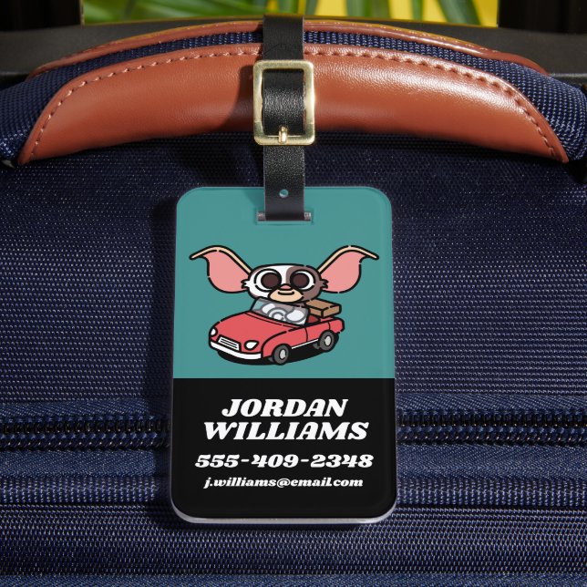 Etiqueta De Bagagem Gizmo | Controlador cômico cônico (Frente Insitu 2)