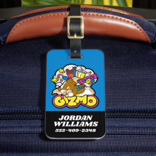 Etiqueta De Bagagem Gizmo   Sonho de doces