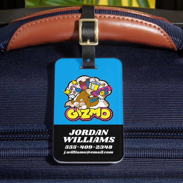 Etiqueta De Bagagem Gizmo | Sonho de doces (Frente Insitu 2)