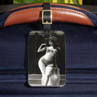 Etiqueta De Bagagem Glamorous Bikini Vintage Erotica Sexy Pin-Up Girl