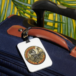 Etiqueta De Bagagem Global Wealth Badger Luggage Tag