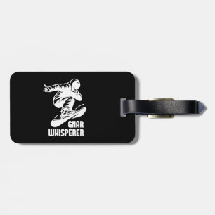 Etiqueta De Bagagem Gnar Whisperer Snowboard