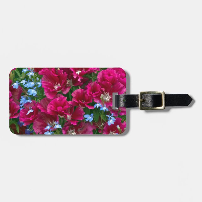 Etiqueta De Bagagem Godetia E Lobelia Gifts (Frente Horizontal)