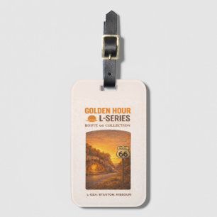Etiqueta De Bagagem Golden Hour Route 66 L-Series Stanton Missouri