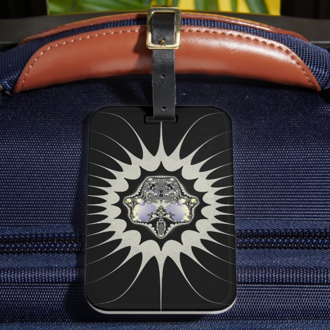 Etiqueta De Bagagem Golden Space (Frente Insitu 2)