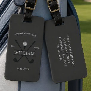 Etiqueta De Bagagem Golf Lover Cruz Clube