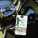 Etiqueta De Bagagem Golfer MELHOR PAI PELA Foto PAR 3 Personalizada<br><div class="desc">Crie uma etiqueta de mala fotográfica única e personalizada ou etiqueta de identificação de saco de golfe para o pai de golfe com 3 fotos da sua família, criança ou filhos e o golfe engraçado, que diz o título BEST PAI BY PAR e personalizado com o seu nome ou monograma....</div>