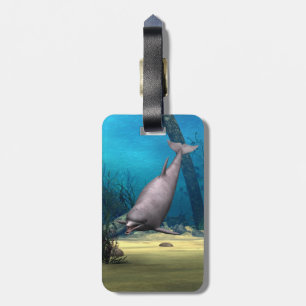Etiqueta De Bagagem Golfinho