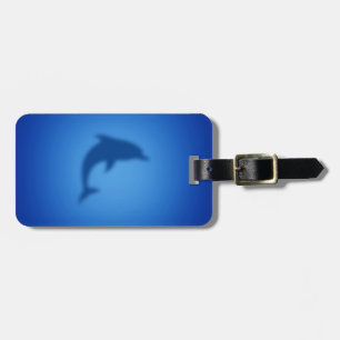 Etiqueta De Bagagem Golfinho azul