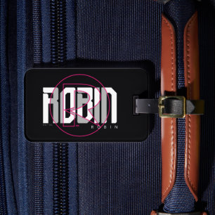 Etiqueta De Bagagem Gráfico de nomes Hi-Tech Robin