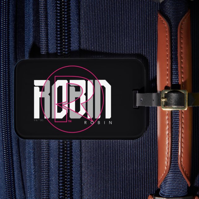 Etiqueta De Bagagem Gráfico de nomes Hi-Tech Robin (Frente Insitu 4)