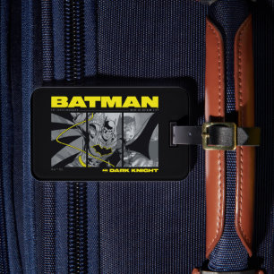 Etiqueta De Bagagem Gráfico de tripla quadrícula Batman Comic