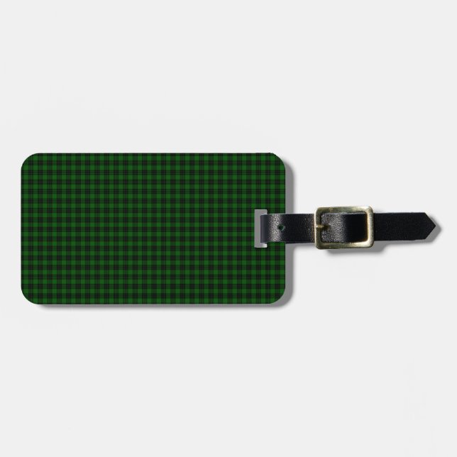 Etiqueta De Bagagem Graham Tartan (Frente Horizontal)