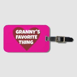 ETIQUETA DE BAGAGEM GRANNY'S FAVORITE THING 
