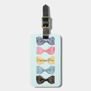 Etiqueta De Bagagem Gravatas Borboleta Personalizadas