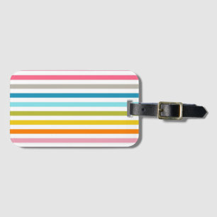 Etiqueta De Bagagem Grebow Stripes de Verão