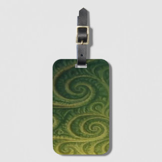Etiqueta De Bagagem Green Fractal