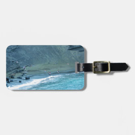 Etiqueta De Bagagem Green Sands Beach Hawaii