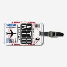 Etiqueta de Bagagem Grega Olympiacos