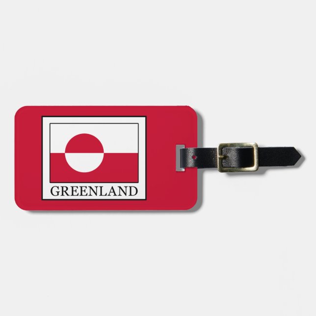 Etiqueta De Bagagem Gronelândia (Frente Horizontal)