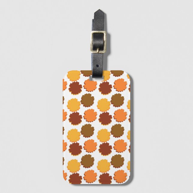 Etiqueta De Bagagem Groovy Boho Doce Margarida (Frente Vertical)