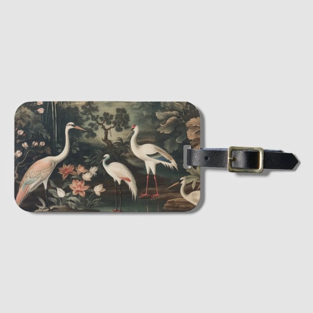 Etiqueta De Bagagem gruas e palácios nos trópicos (Frente Horizontal)