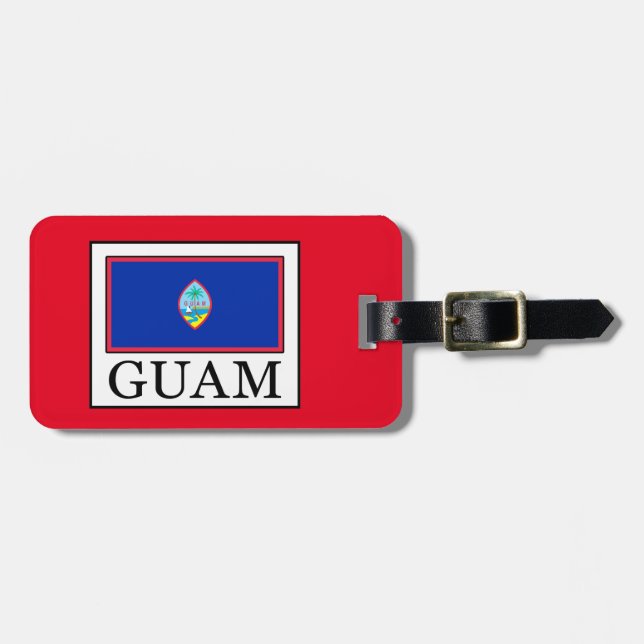 Etiqueta De Bagagem Guam (Frente Horizontal)