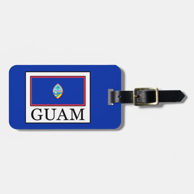 Etiqueta De Bagagem Guam (Frente Horizontal)