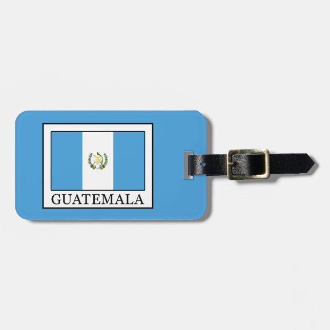Etiqueta De Bagagem Guatemala (Frente Horizontal)