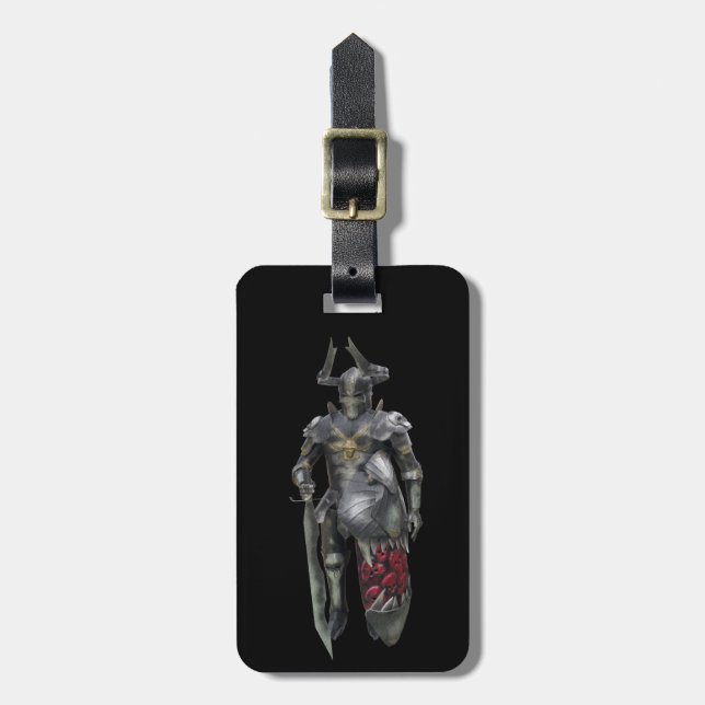 Etiqueta De Bagagem Guerreiro de fadas (Frente Vertical)