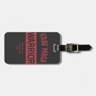 Etiqueta De Bagagem Guerreiro de Krav Maga