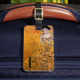 Etiqueta De Bagagem Gustav Klimt Adele Retrait Monogrammed