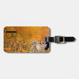 Etiqueta De Bagagem Gustav Klimt Adele Retrait Monogrammed