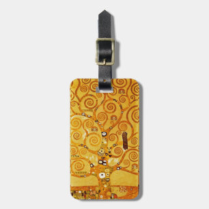 Etiqueta De Bagagem Gustav Klimt Árvore da Vida: Art Nouveau Simbolist