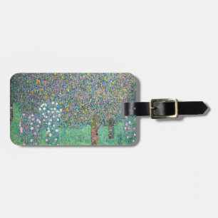 Etiqueta De Bagagem Gustav Klimt - Roseiras sob as Árvores