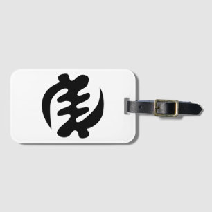 Etiqueta De Bagagem Gye Nyame Deus é Símbolo de Adinkra Supremo